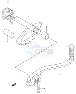 AE50 (E71) drawing KICK STARTER