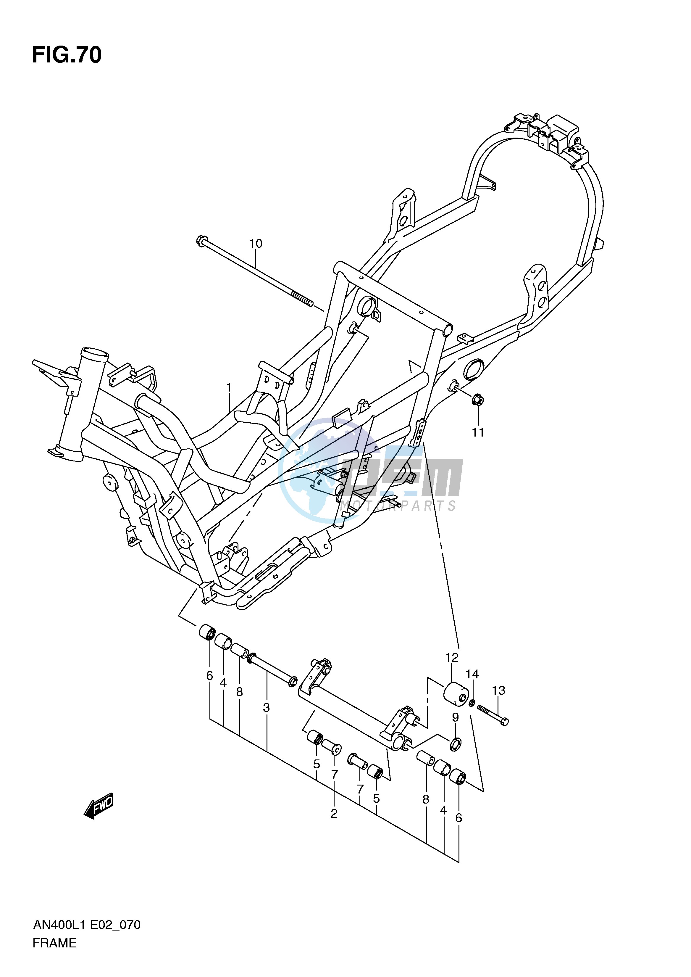 FRAME (AN400L1 E19)