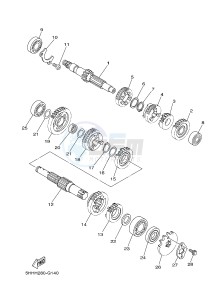 TT-R125 TT-R125LWE (19CT 19CU) drawing TRANSMISSION