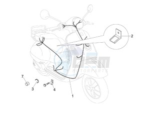 LX 150 4T USA drawing Main cable harness