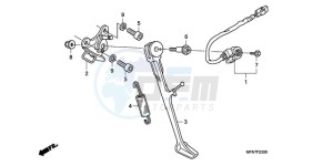 CB1000R9 Australia - (U) drawing STAND