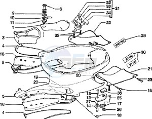 Skipper 125 4t drawing Side covers