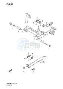 AN400 (E2) Burgman drawing STAND