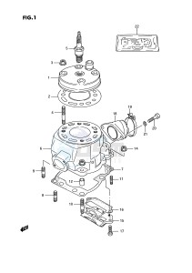 RM80 (E3) drawing CYLINDER (MODEL G H J)