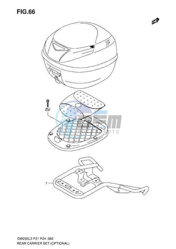 REAR CARRIER SET (OPTIONAL)