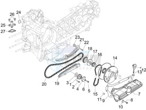 LXV 125 4T Navy (Euro 3) drawing Oil pump