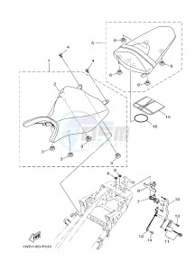 YZF-R3A 321 R3 (B02D) drawing SEAT