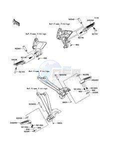 Z1000_ABS ZR1000ECFA FR XX (EU ME A(FRICA) drawing Footrests