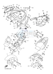 FZ1-S FZ1 FAZER 1000 (1CAK 1CAL) drawing FENDER