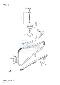 AN400 (E03) Burgman drawing CAM CHAIN