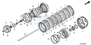 GL1800D GoldWing - GL1800-D UK - (E) drawing CLUTCH