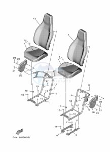 YXE1000EW YX10EPAM (B4M5) drawing SEAT