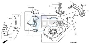 SH300AR9 UK - (E / ABS MKH SPC) drawing FUEL TANK