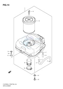 LT-A750X (P28-P33) drawing AIR CLEANER