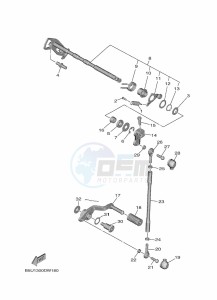 TRACER 9 MTT890 (B5U9) drawing SHIFT SHAFT