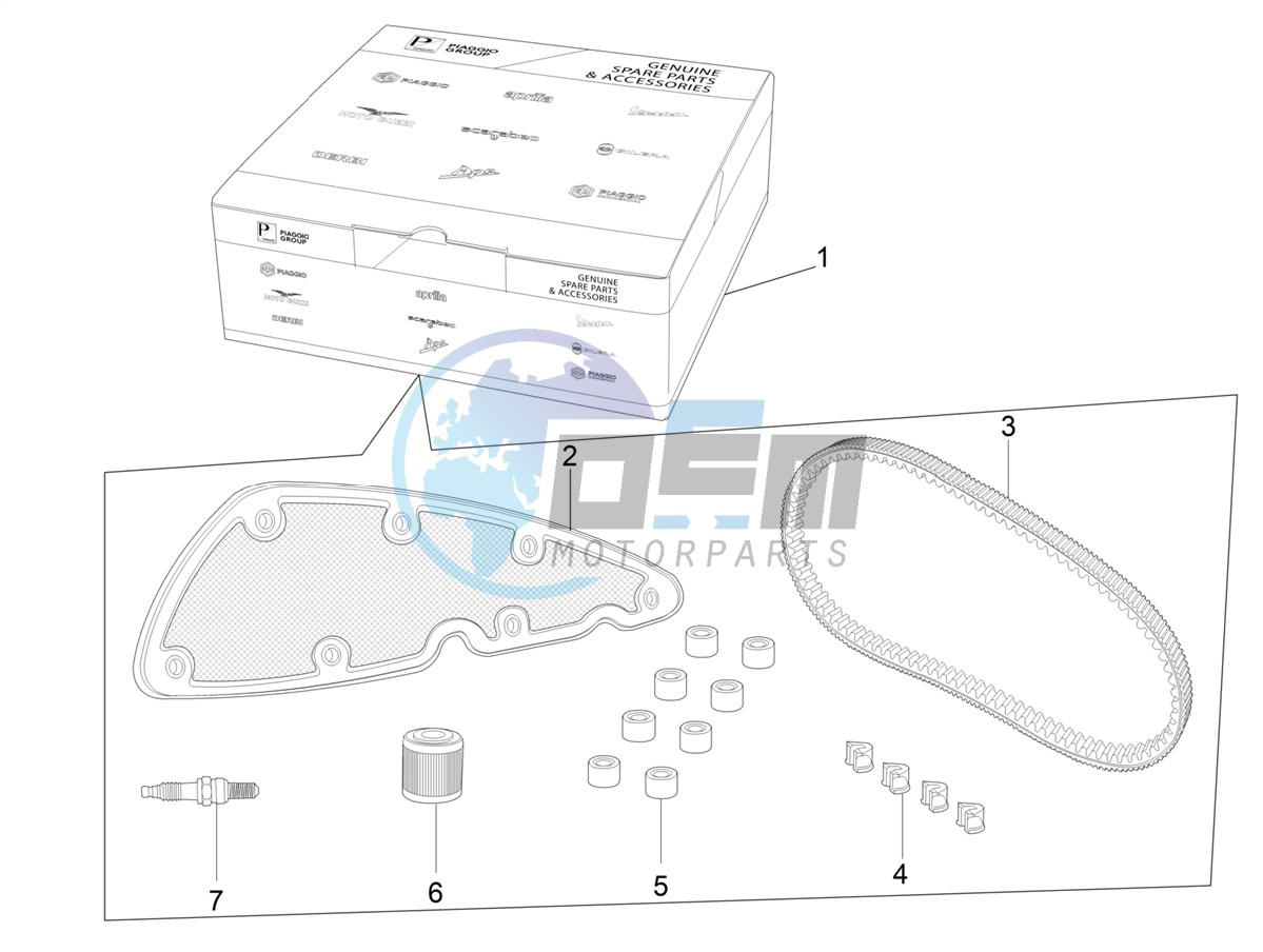 Reduce wear and maintenance kit