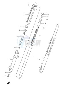 TS185ER (E1) drawing FRONT DAMPER (MODEL K1 E71)