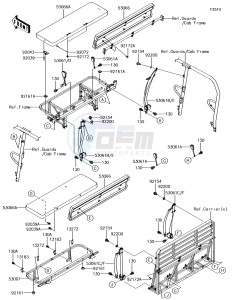 MULE PRO-DXT KAF1000BHF EU drawing Seat