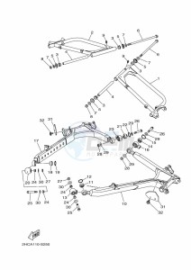 YXZ1000E YXZ1000R (B5JG) drawing REAR ARM