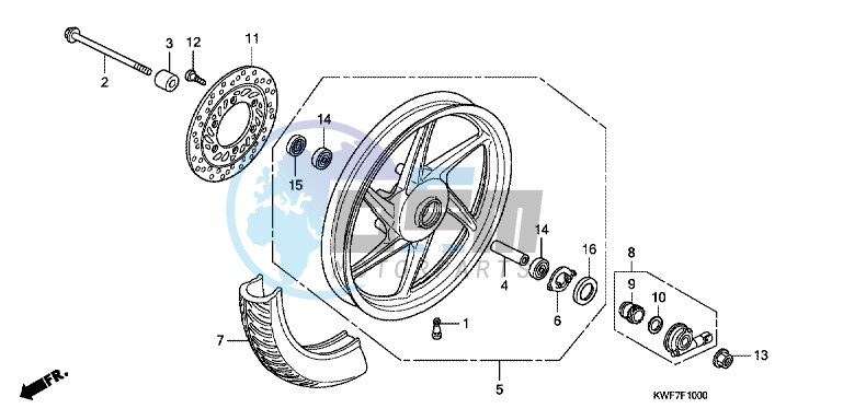 FRONT WHEEL