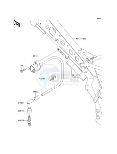 KLX 110 A (A1-A4) drawing IGNITION SYSTEM