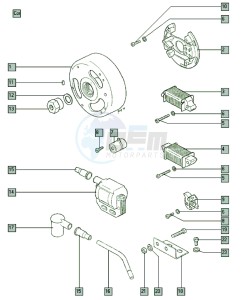 A35_J3-J5 50 J3-J5 drawing Magneto idm-cev 12v-50w