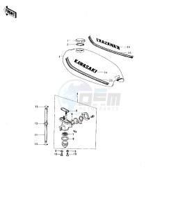 KH 100 B (B7-B8) drawing FUEL TANK