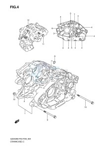 GZ250 (P3) drawing CRANKCASE