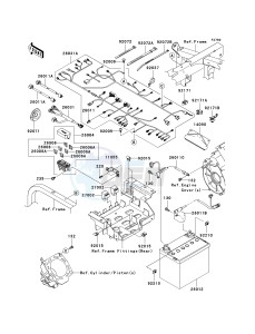 KRF 750 M [TERYX 750 FI 4X4 NRA OUTDOORS] (M9F9) M9F drawing CHASSIS ELECTRICAL EQUIPMENT