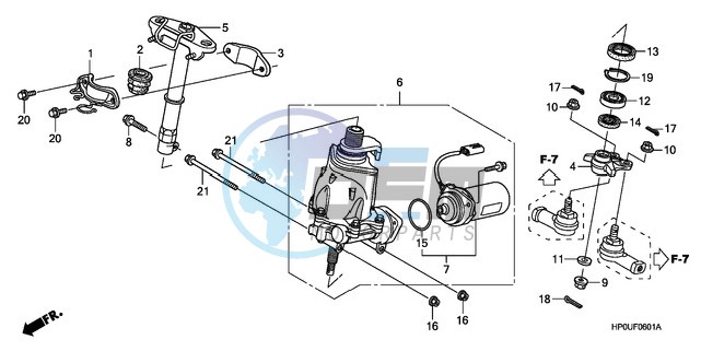 STEERING SHAFT (POWER STEERING)