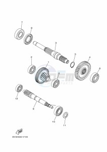 YP125R-DA XMAX 125 TECH MAX (BMJ3) drawing FRONT BRAKE CALIPER