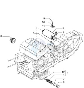 X9 500 drawing Electric starter