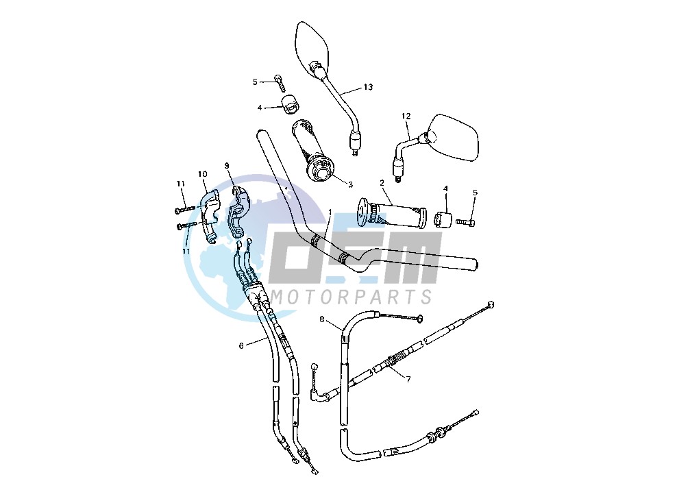 STEERING HANDLE -CABLE