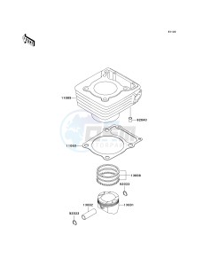 KL 250 G [SUPER SHERPA] (G4-G8 G8 CAN ONLY) [SUPER SHERPA] drawing CYLINDER_PISTON-- S- -