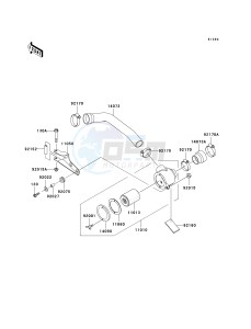 KAF 620 E [MULE 3010 4X4] (E6F-E8F) E8F drawing AIR CLEANER-BELT CONVERTER