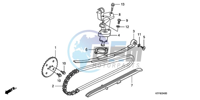 CAM CHAIN/TENSIONER