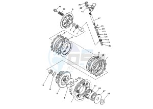 TDM 850 drawing CLUTCH