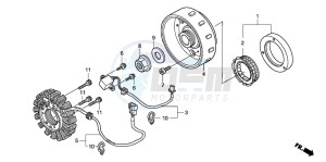 SH125R drawing GENERATOR