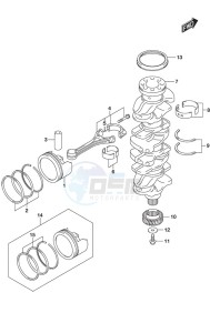 DF 175 drawing Crankshaft