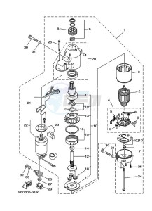 F115AETX drawing STARTER-MOTOR