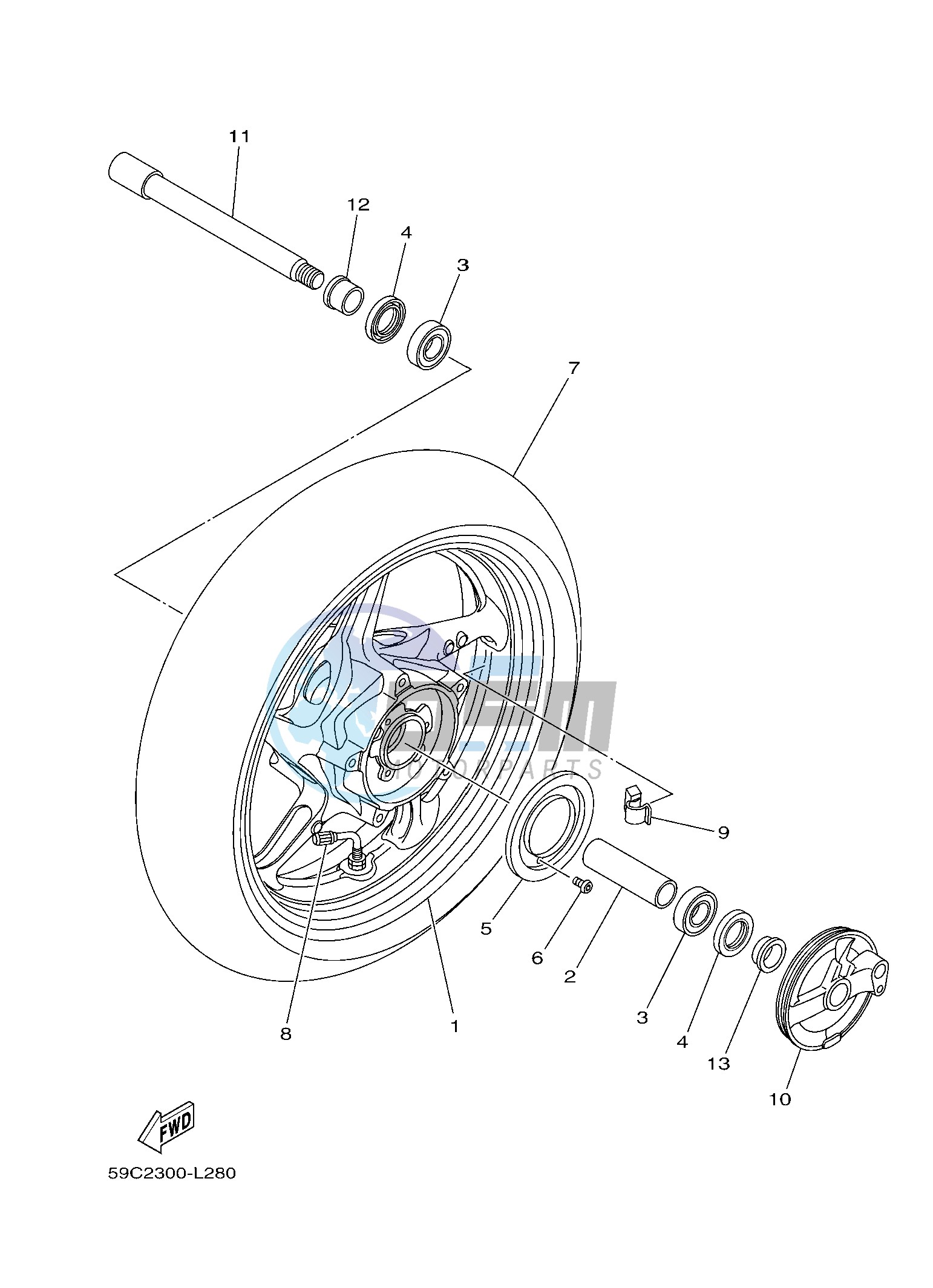 FRONT WHEEL