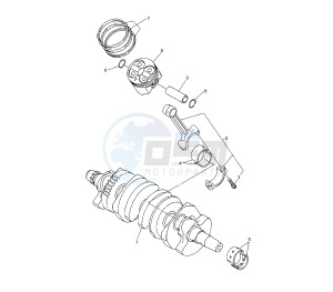 XJ6-NA ABS 600 drawing CRANKSHAFT AND PISTON