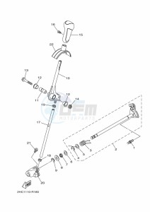 YXZ1000E YXZ1000R (B5J4) drawing SHIFT SHAFT