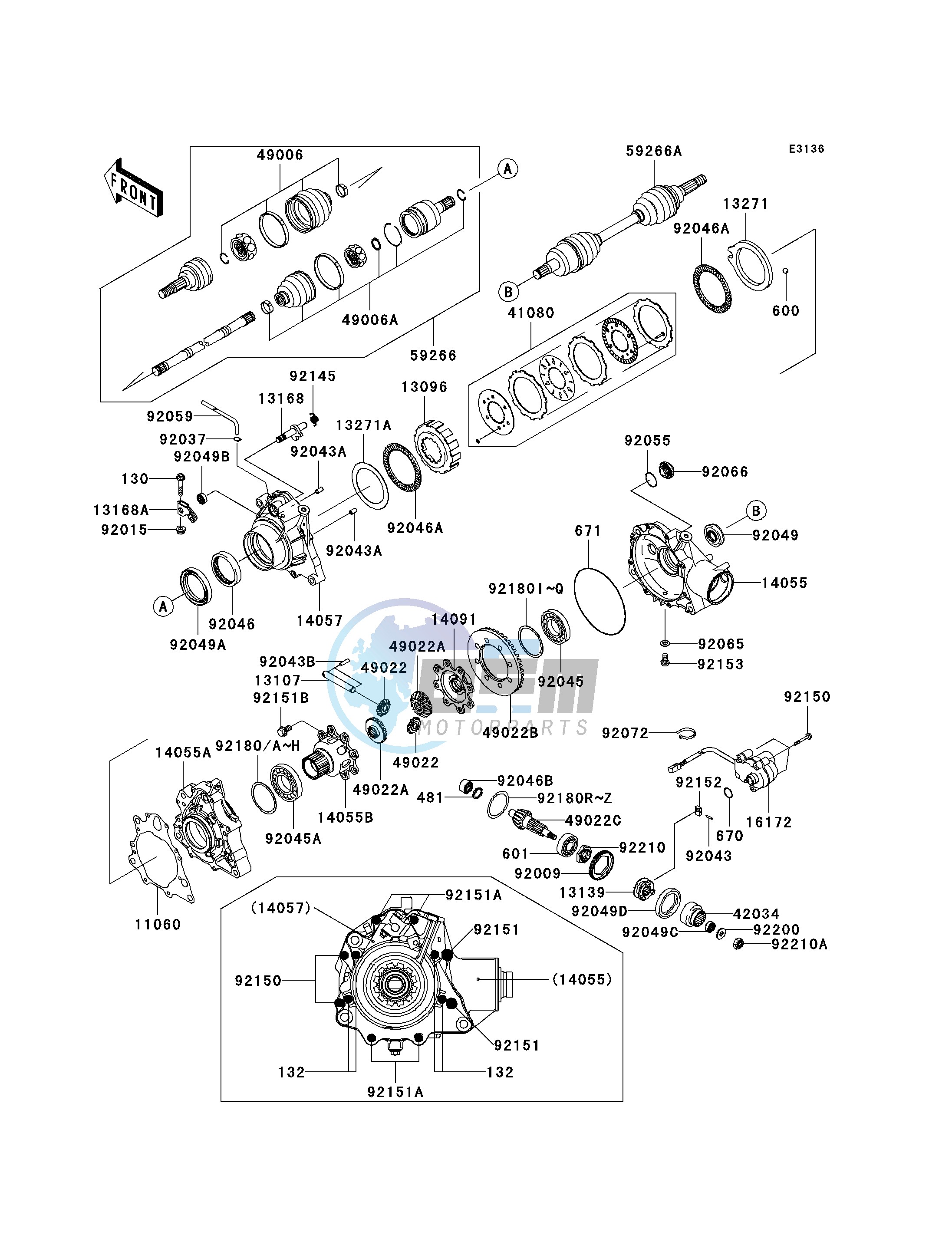 DRIVE SHAFT-FRONT