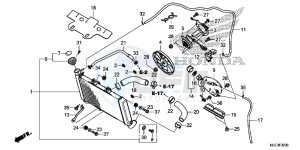 CBR650FAE CBR650FAE 2ED - (2ED) drawing RADIATOR