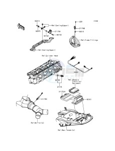 ZZR1400 ABS ZX1400FFFA FR GB XX (EU ME A(FRICA) drawing Fuel Injection