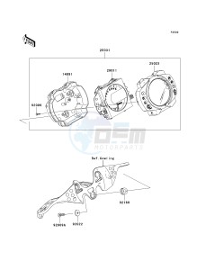 ZX 1000 D [NINJA ZX-10R] (D6F-D7FA) D7F drawing METER-- S- -