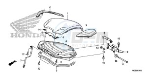 NC700SC drawing LUGGAGE LID