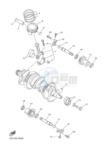 FJR1300A FJR1300-A FJR1300A ABS (B881) drawing CRANKSHAFT & PISTON