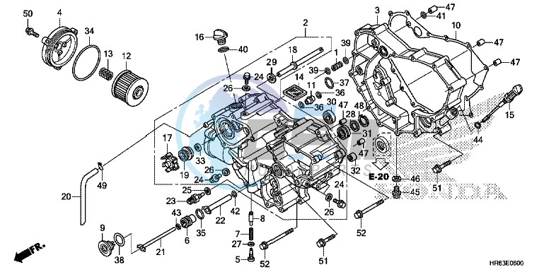 FRONT CRANKCASE COVER